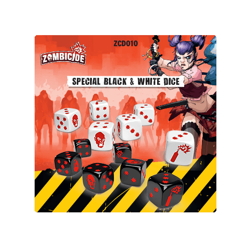 Zombicide: 2nd Edition - Special Black and White Dice - 