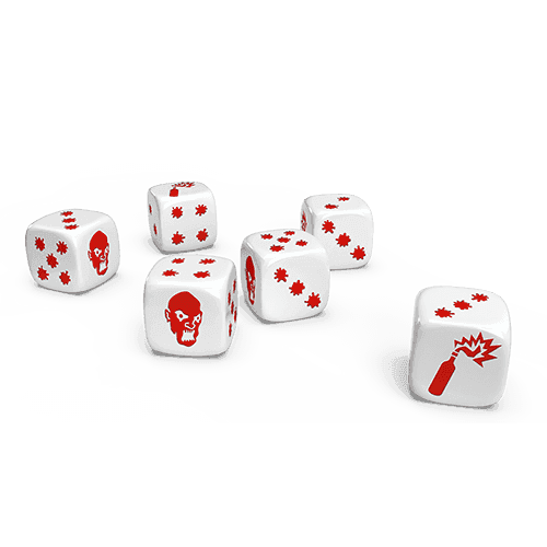 Zombicide: 2nd Edition - Special Black and White Dice - 