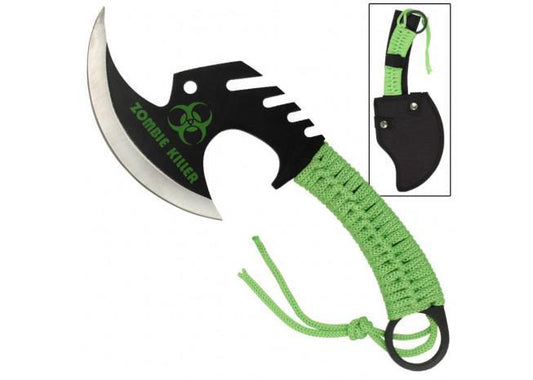 Zed Skullsplitter Throwing Axe - Green