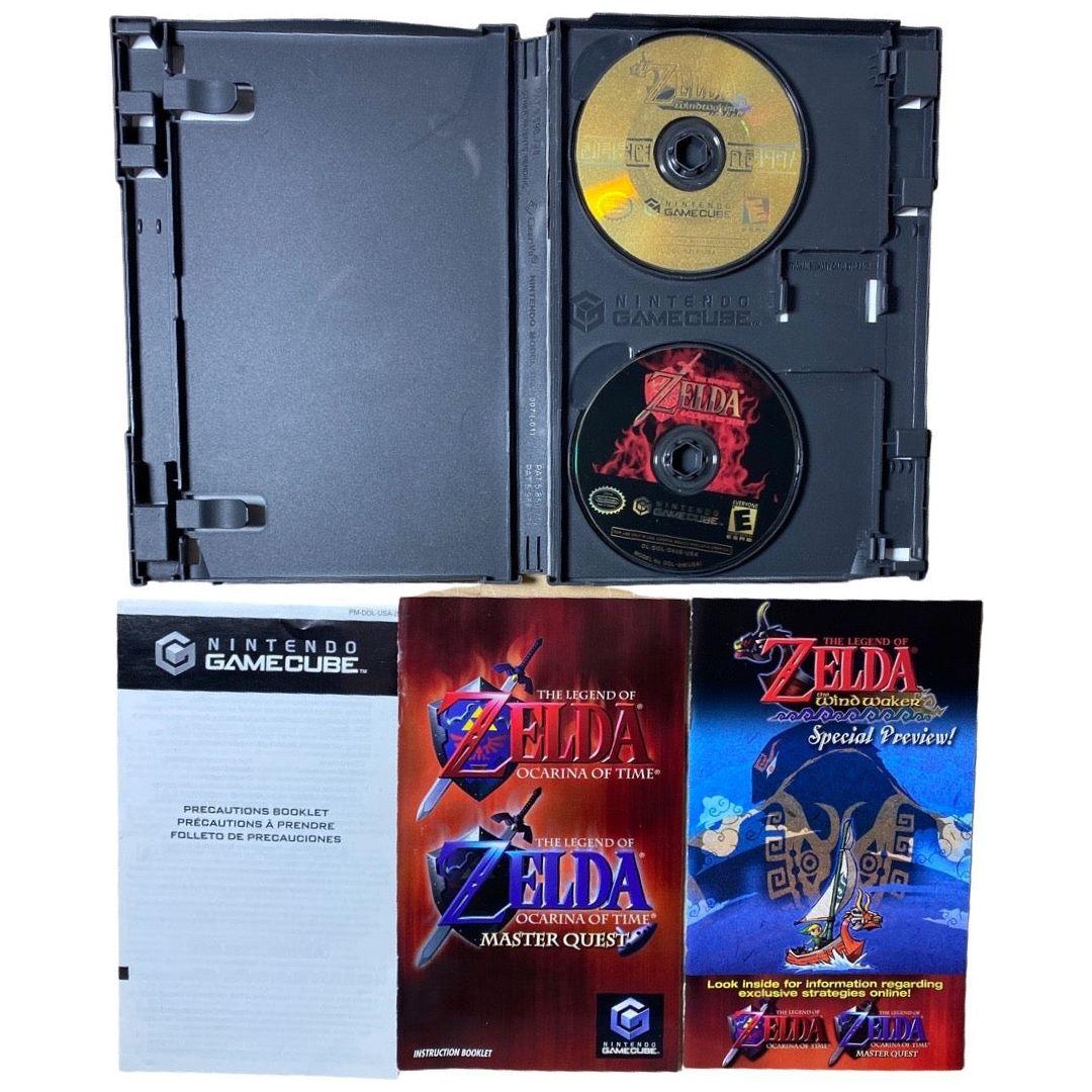 Zelda Wind Waker & Ocarina Master Quest - GameCube (Cosmetically Flawed)