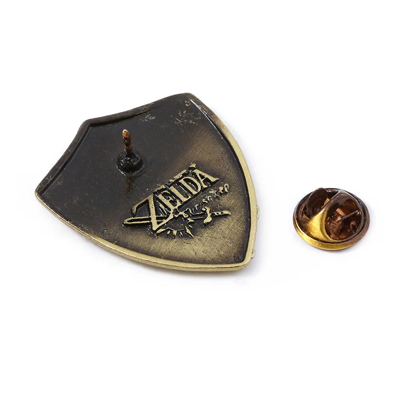 Zeldas Hylian Shield Brooch Pins Majora's Mask