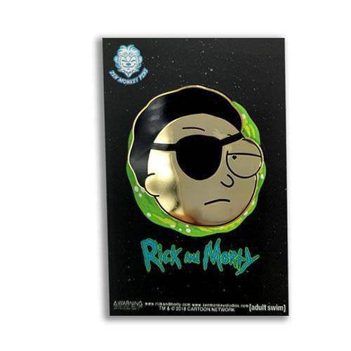 Zen Monkey: Golden Evil Morty - Rick and Morty Enamel Pin - 