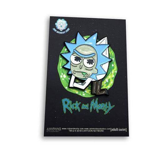 Zen Monkey: Hanging Lil' Rick - Rick and Morty Enamel Pin - 