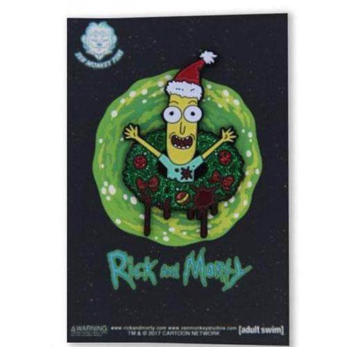 Zen Monkey: Poopy Butthole Wreath - Rick and Morty Enamel Pin - 