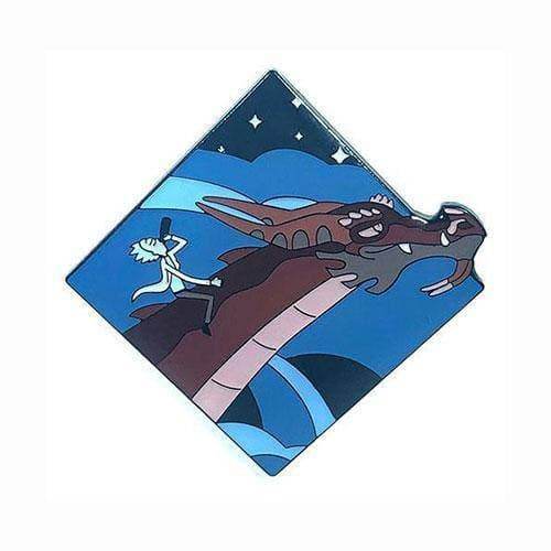 Zen Monkey: Rick Riding Balthromaw(SEASON 4 EPISODE 4) - Rick and Morty Enamel Pin - 