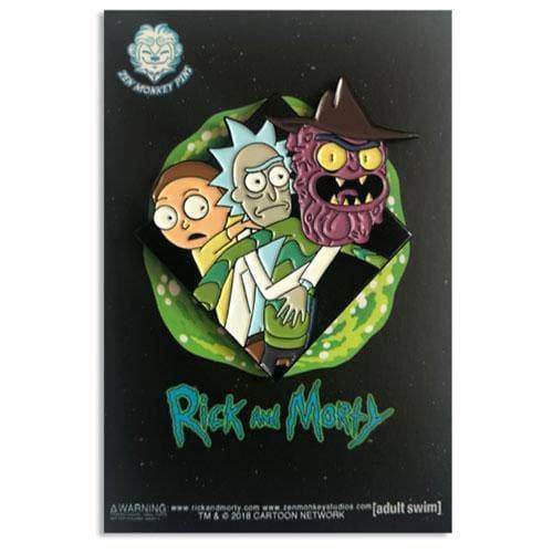 Zen Monkey: Scary Terry's Piggyback Ride (Famous Moments) - Rick and Morty Enamel Pin - 