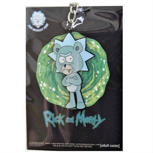 Zen Monkey: **SEASON 4 EPISODE 1** Teddy Rick - Rick and Morty Enamel Keychain - 