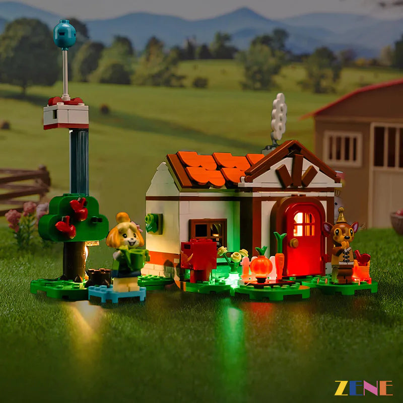 Light Kit for LEGO Isabelle's House Visit #77049