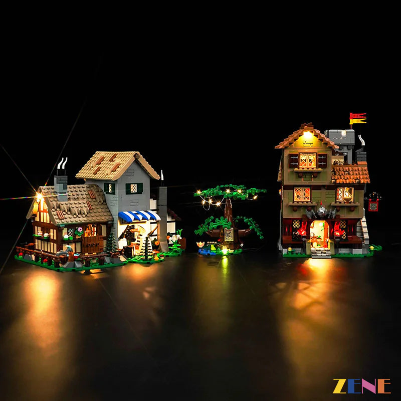 Light Kit for LEGO Medieval Town Square #10332