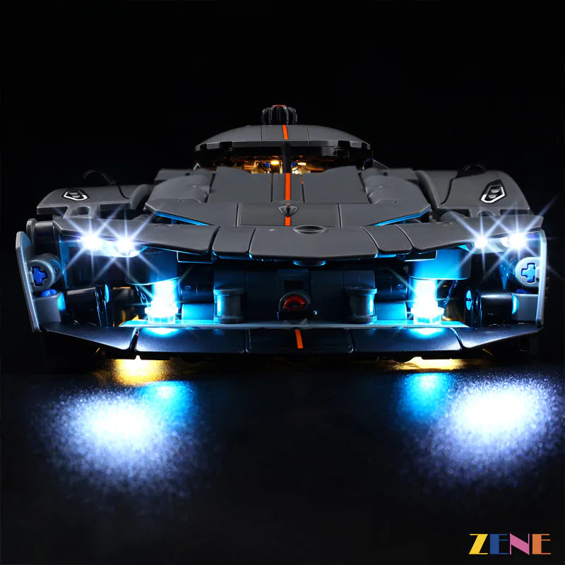 Light Kit for Koenigsegg Jesko Absolut Hypercar #42173 #42184 LEGO