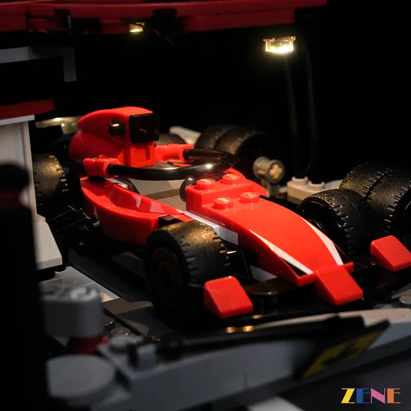 Light Kit for LEGO F1 Pit Stop & Pit Crew with Ferrari Car #60443