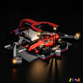 Light Kit for LEGO F1 Pit Stop & Pit Crew with Ferrari Car #60443
