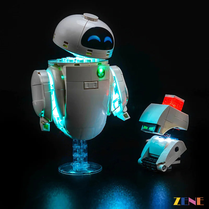 LEGO WALL-E and EVE Light Kit for #43279