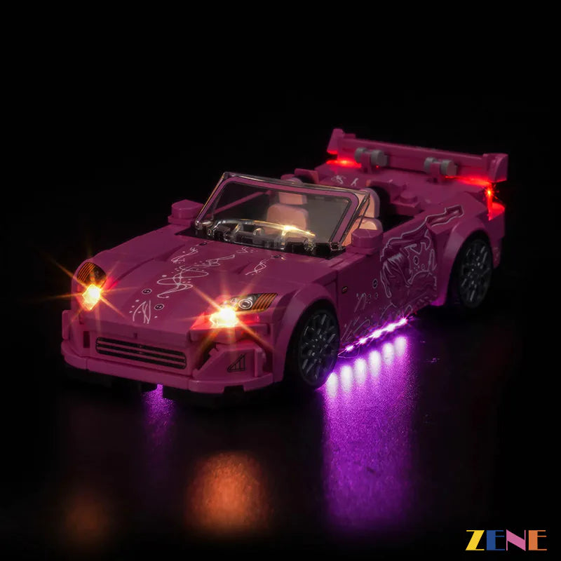 Light Kit for LEGO Fast Furious Honda S2000 #77241