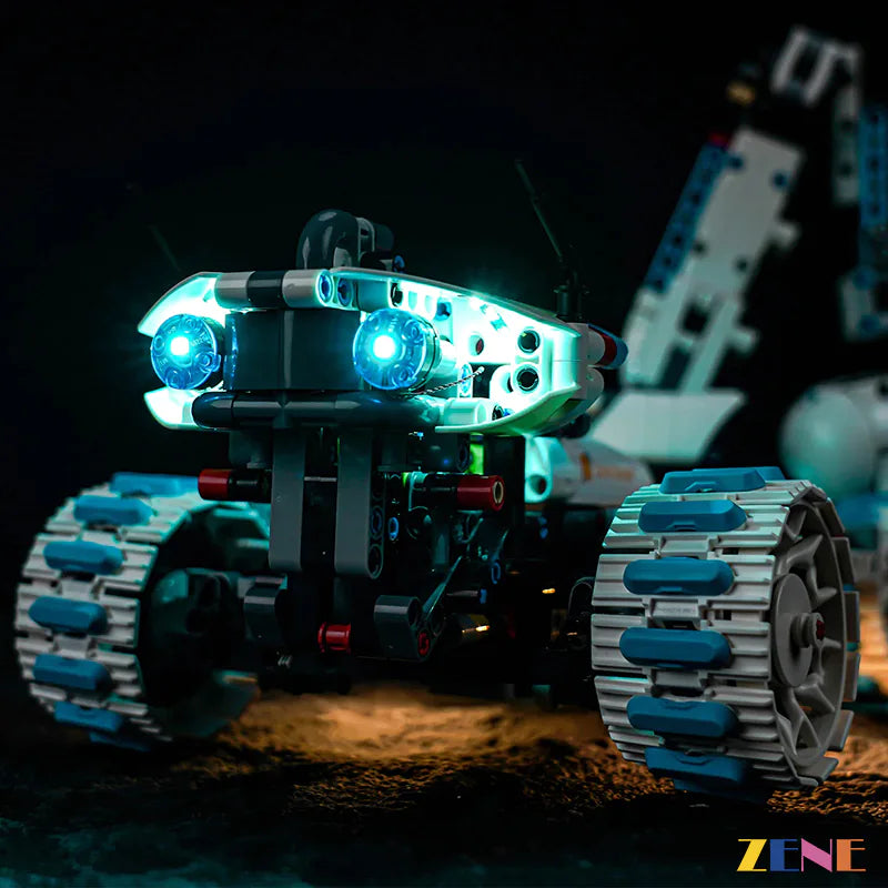 LEGO Moon Rover Space Vehicle Lunar Outpost Light Kit for #42211