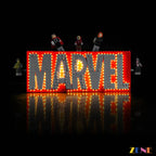 Light Kit for LEGO Marvel Logo & Minifigures #76313