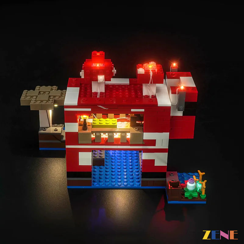 Light Kit for LEGO Mooshroom House #21270