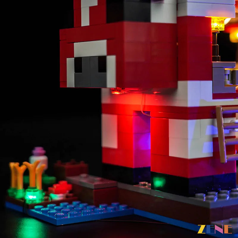 Light Kit for LEGO Mooshroom House #21270