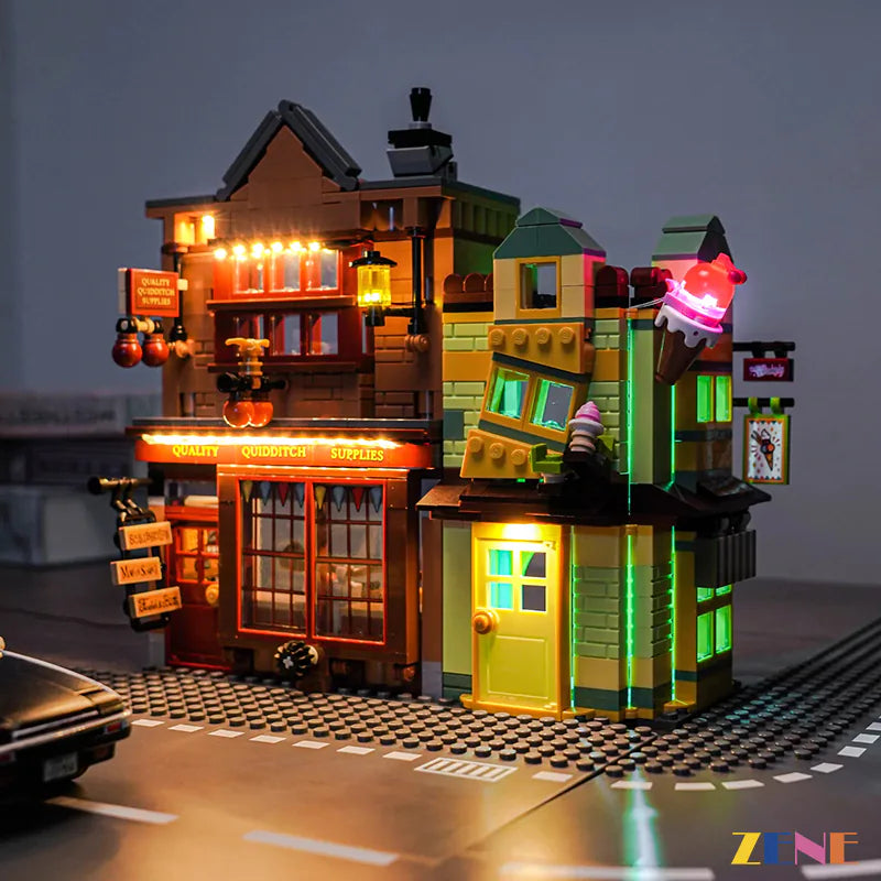 Light Kit for LEGO Quality Quidditch Supplies & Ice Cream Parlour #76452