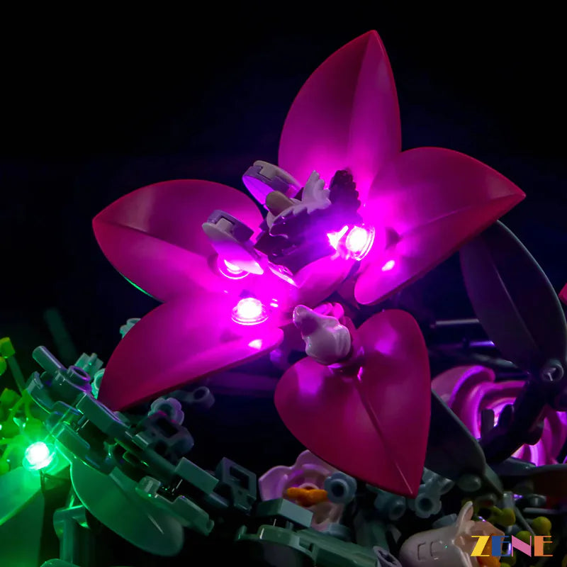 Light Kit for LEGO Pretty Pink Flower Bouquet #10342