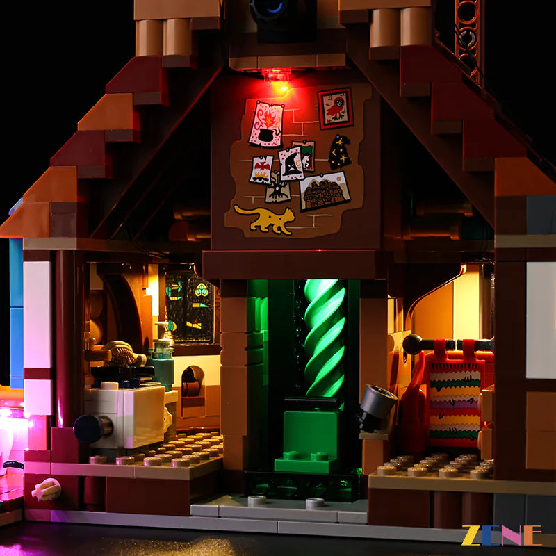 Light Kit for LEGO The Burrow Harry Potter #76437 (Ver2)