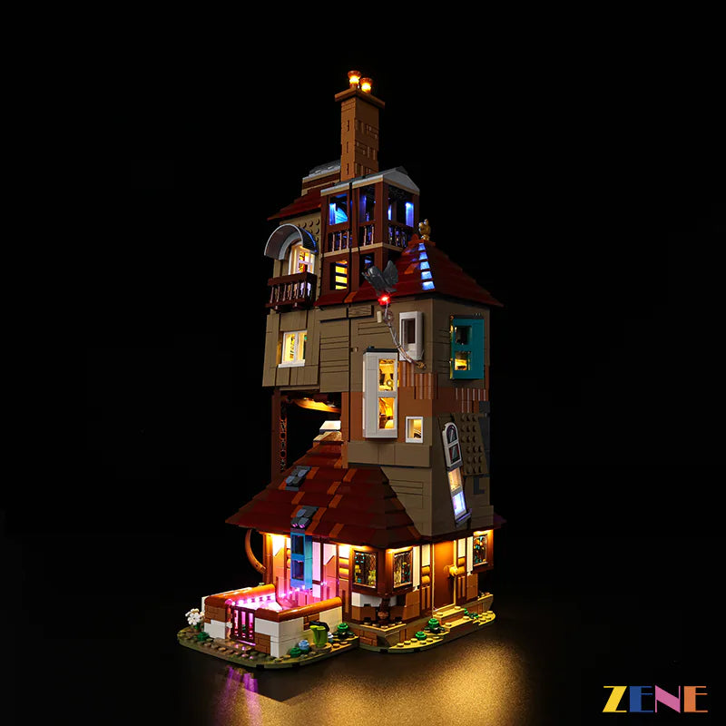 Light Kit for LEGO The Burrow Harry Potter #76437 (Ver2)