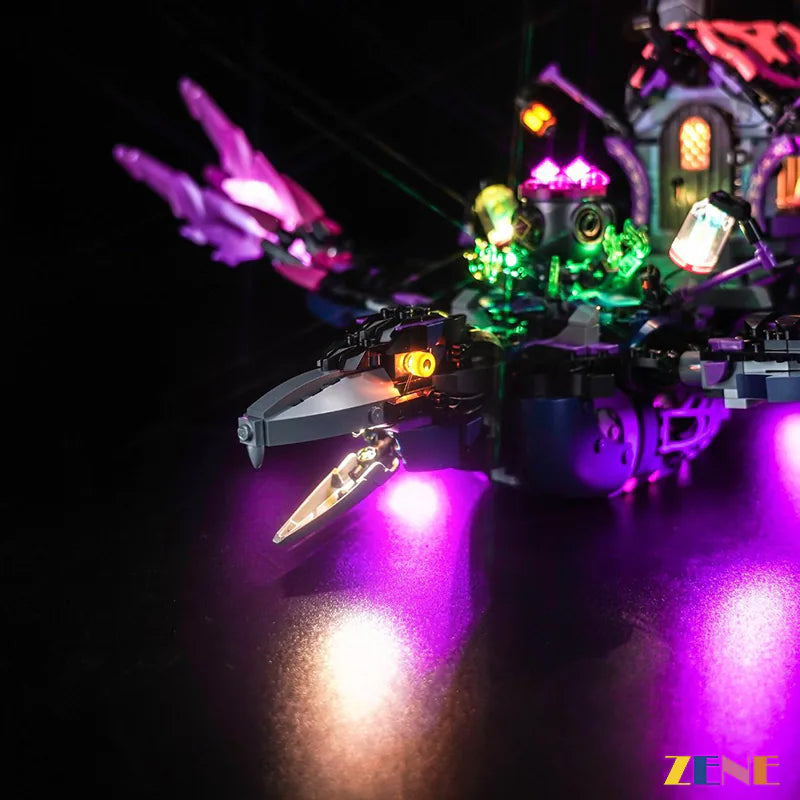 Light Kit for LEGO The Never Witch's Midnight Raven #71478