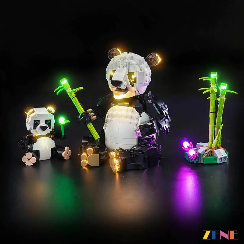 Light Kit for LEGO Wild Animals Panda Family 31165