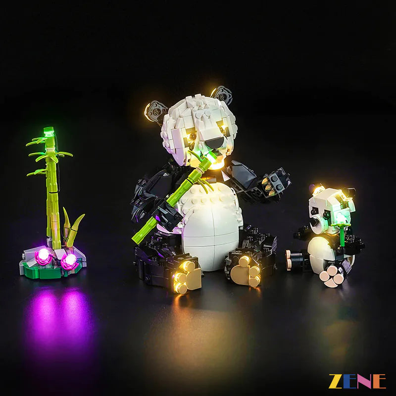 Light Kit for LEGO Wild Animals Panda Family 31165