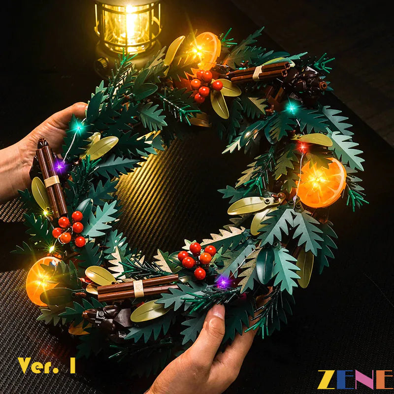 Light Kit for LEGO Wreath #10340 Christmas