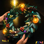 Light Kit for LEGO Wreath #10340 Christmas