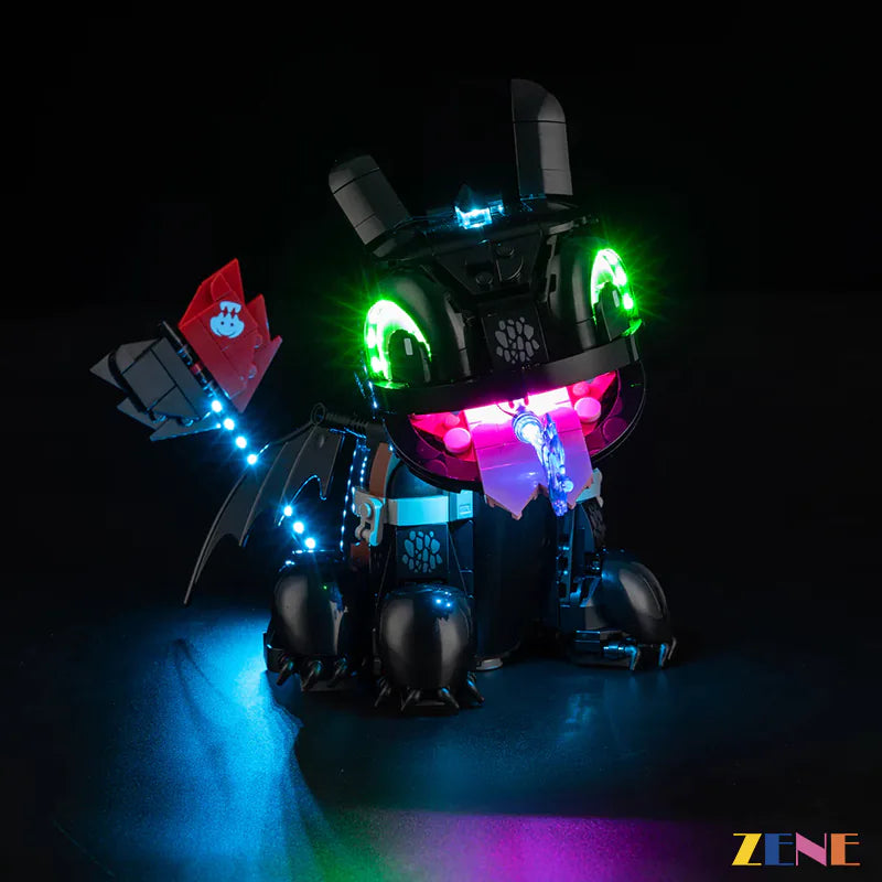 Light Kit for LEGO Dragon Toothless #10375 (Ver2)