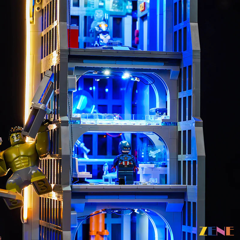 Light Kit for LEGO Marvel Avengers Tower #76269 (Ver.2)