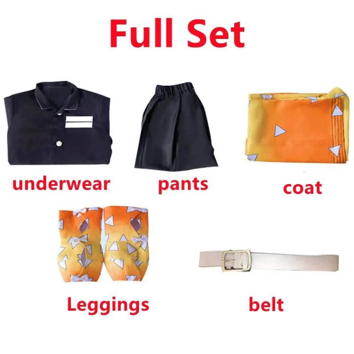 Zenitsu Agatsuma Cosplay - Suit / S / Ghost Slayer