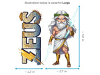 Zeus Nephelēgereta Mythkins™ Vinyl Sticker – Cloud-Gatherer God | Waterproof & UV-Proof - Sticker / Large