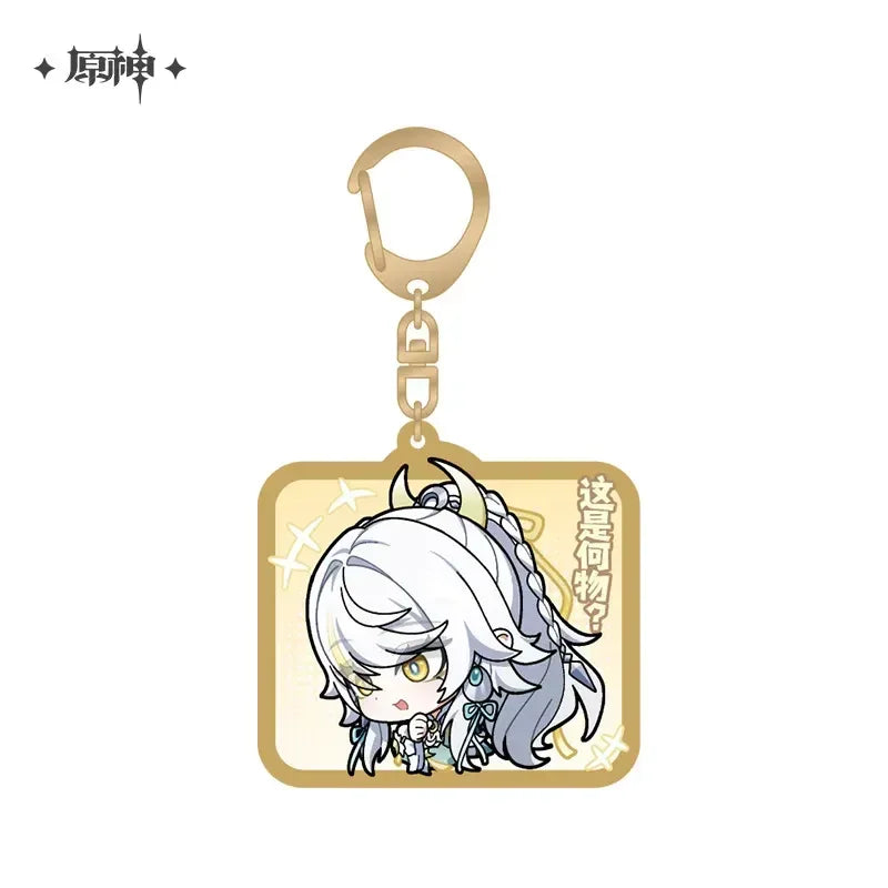Liyue Chibi Emojis Series Keychain Genshin Impact