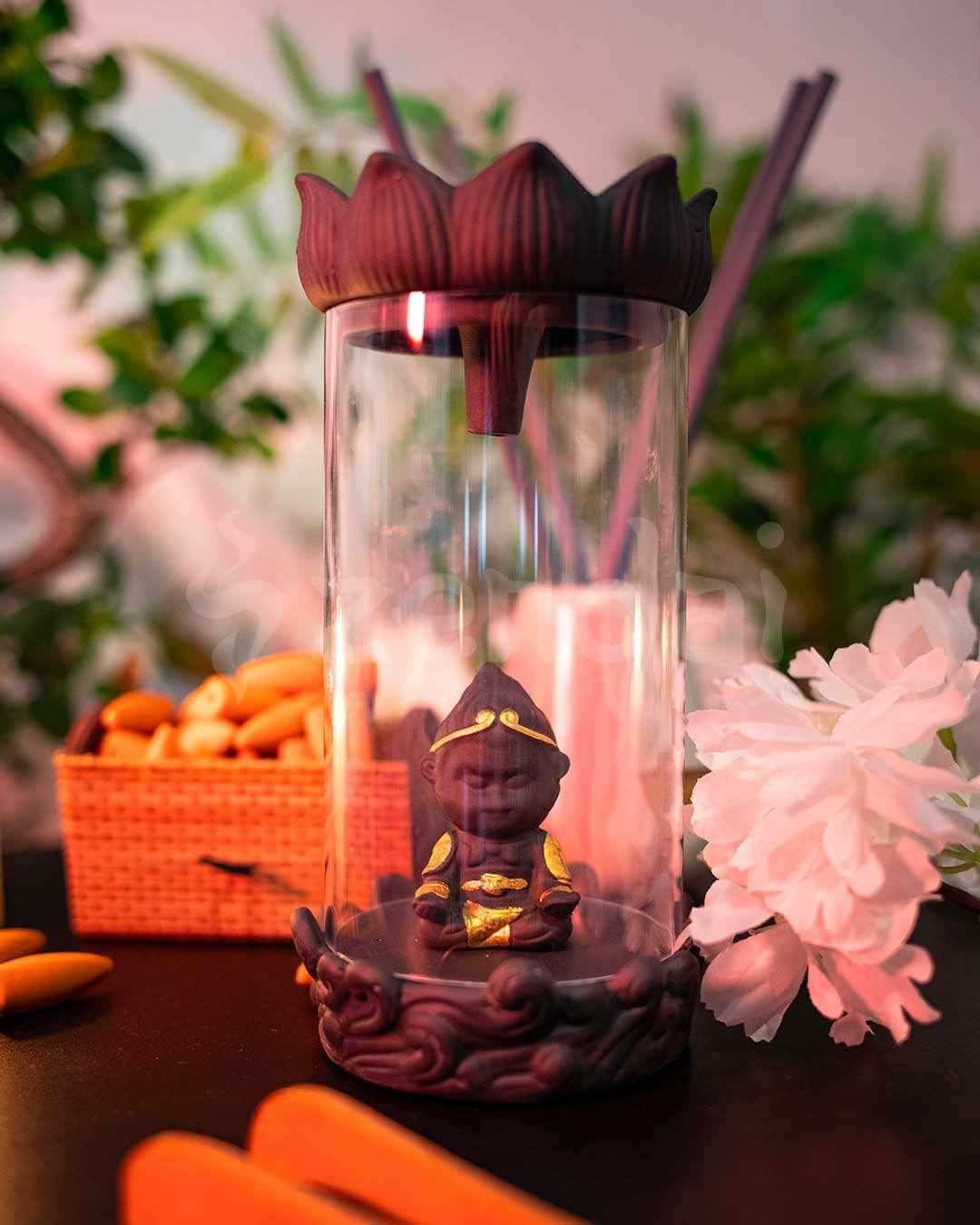 Monkey King - Backflow Incense Burner - 