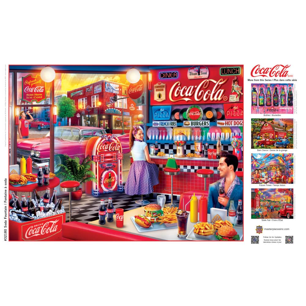 Coca-Cola - Soda Fountain 300 Piece EZ Grip Jigsaw Puzzle