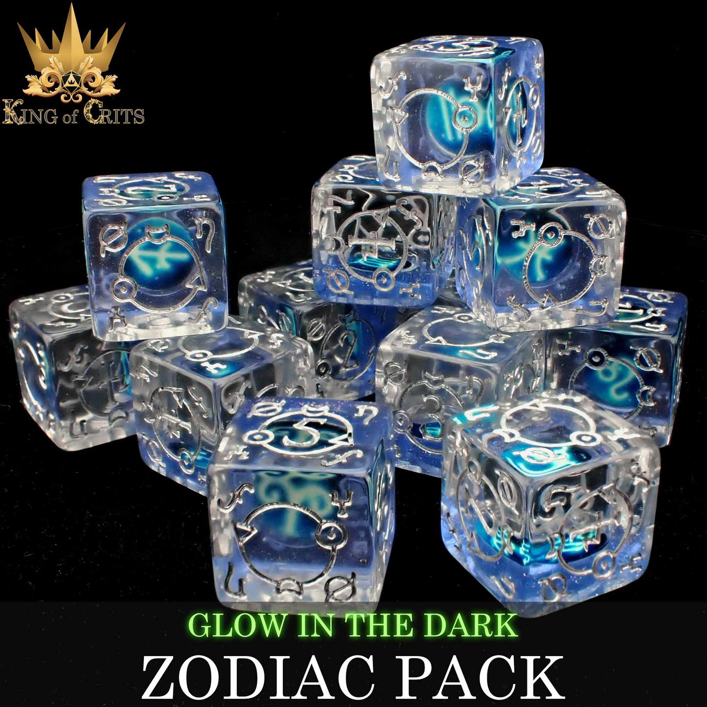 Zodiac Pack 12D6 Dice Set (Gift Box)