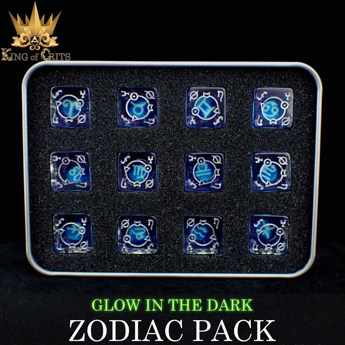 Zodiac Pack 12D6 Dice Set (Gift Box)