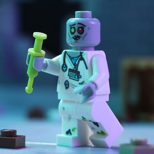 Zombie Nurse - Custom Minifig made using LEGO parts