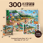 Campside - Day at the Lake 300 Piece EZ Grip Jigsaw Puzzle