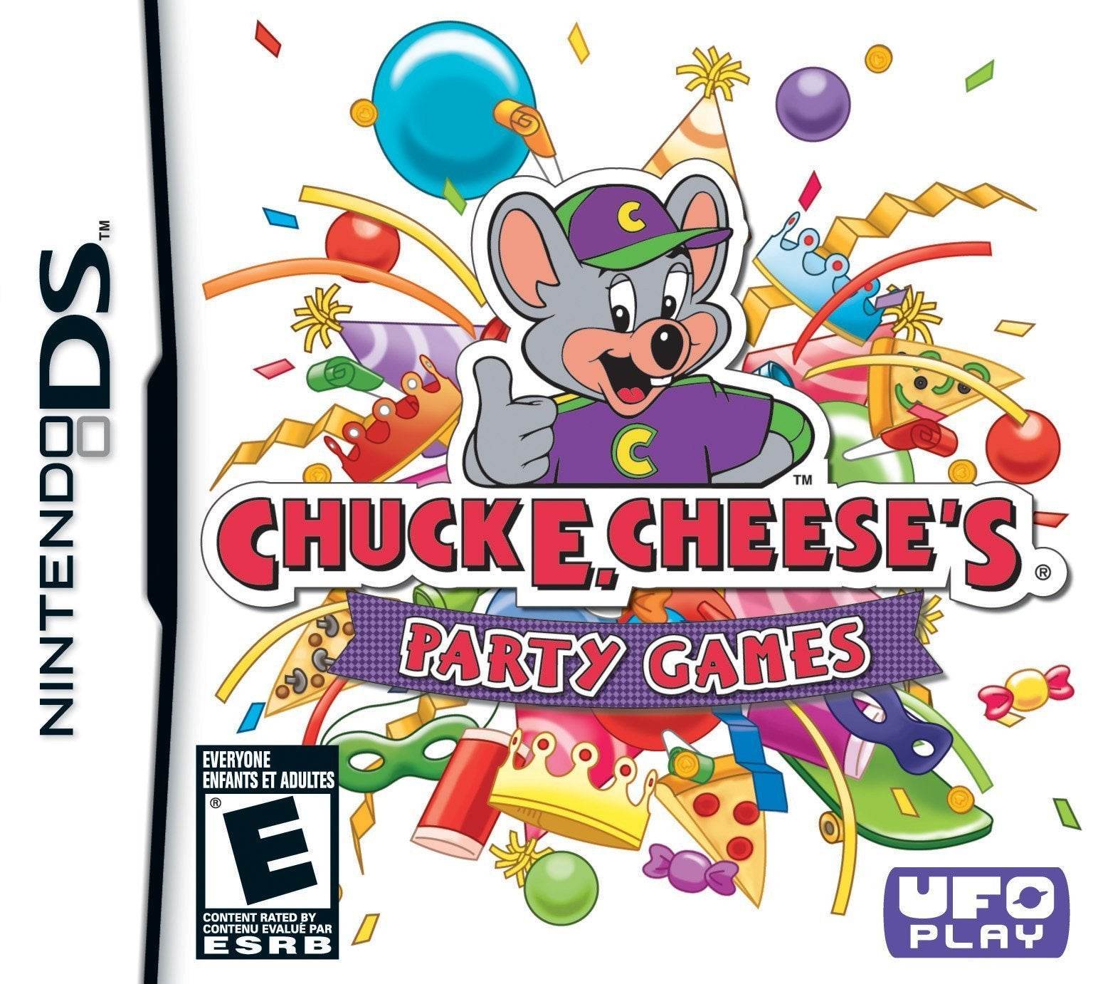 Chuck E Cheese's Party Games (Nintendo DS) - Game Manual Only