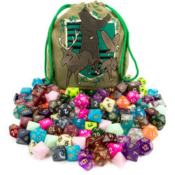 Bag of Tricks: 140 Polyhedral Dice in 20 Complete Sets-DungeonDice1